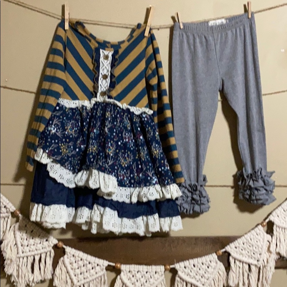 Mustard Pie dress & Little Sass outfit size 4